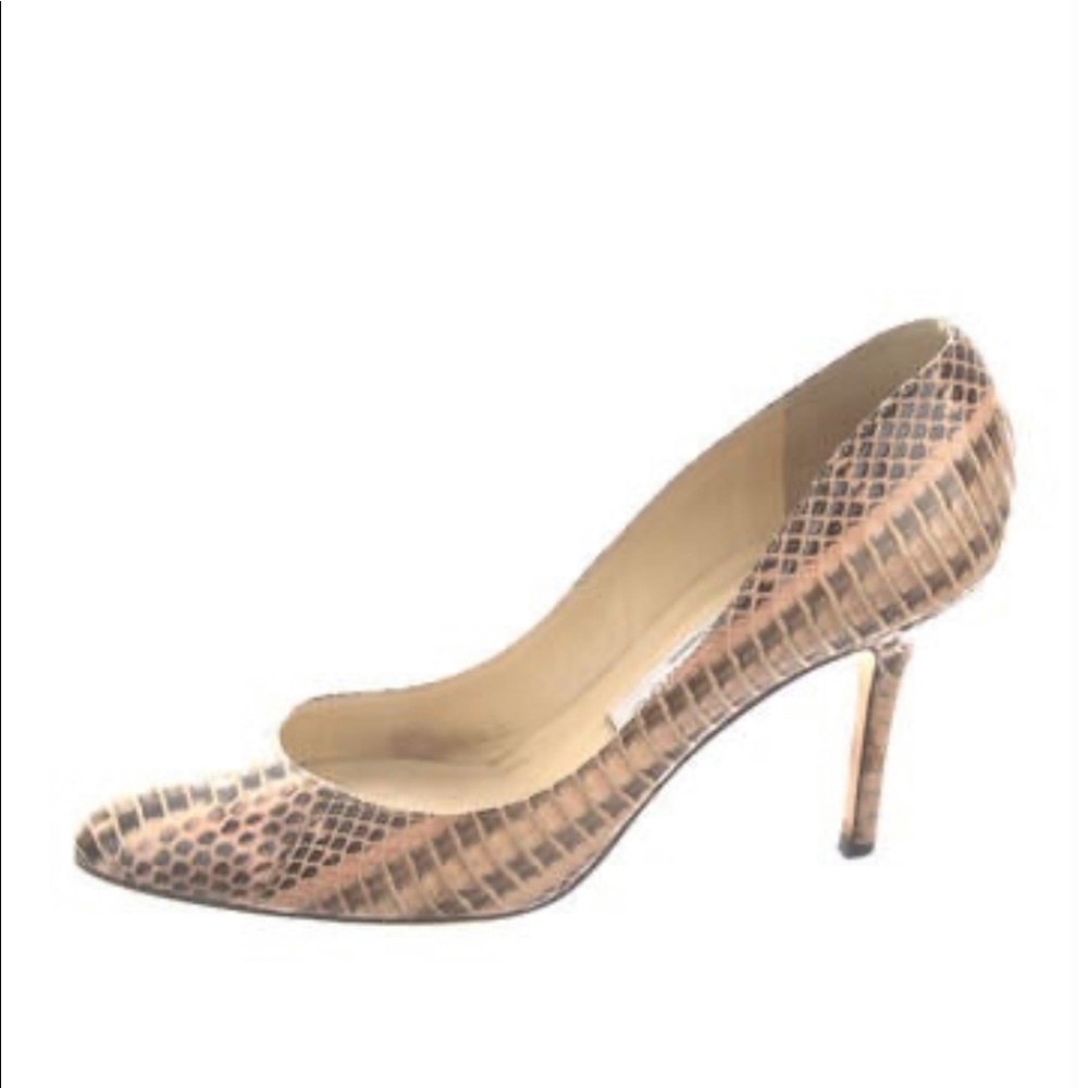 Jimmy Choo snakeskin pumps size 36.5